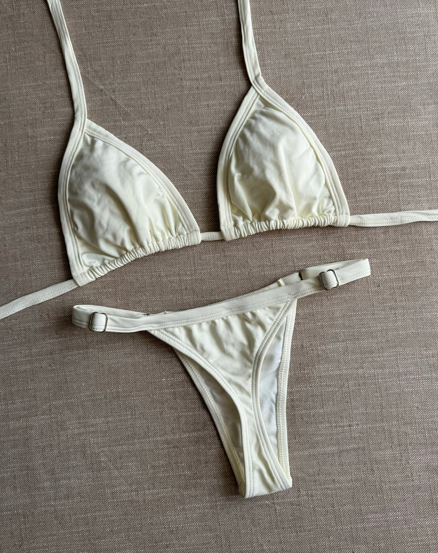 Biquíni Fita Liso Off White