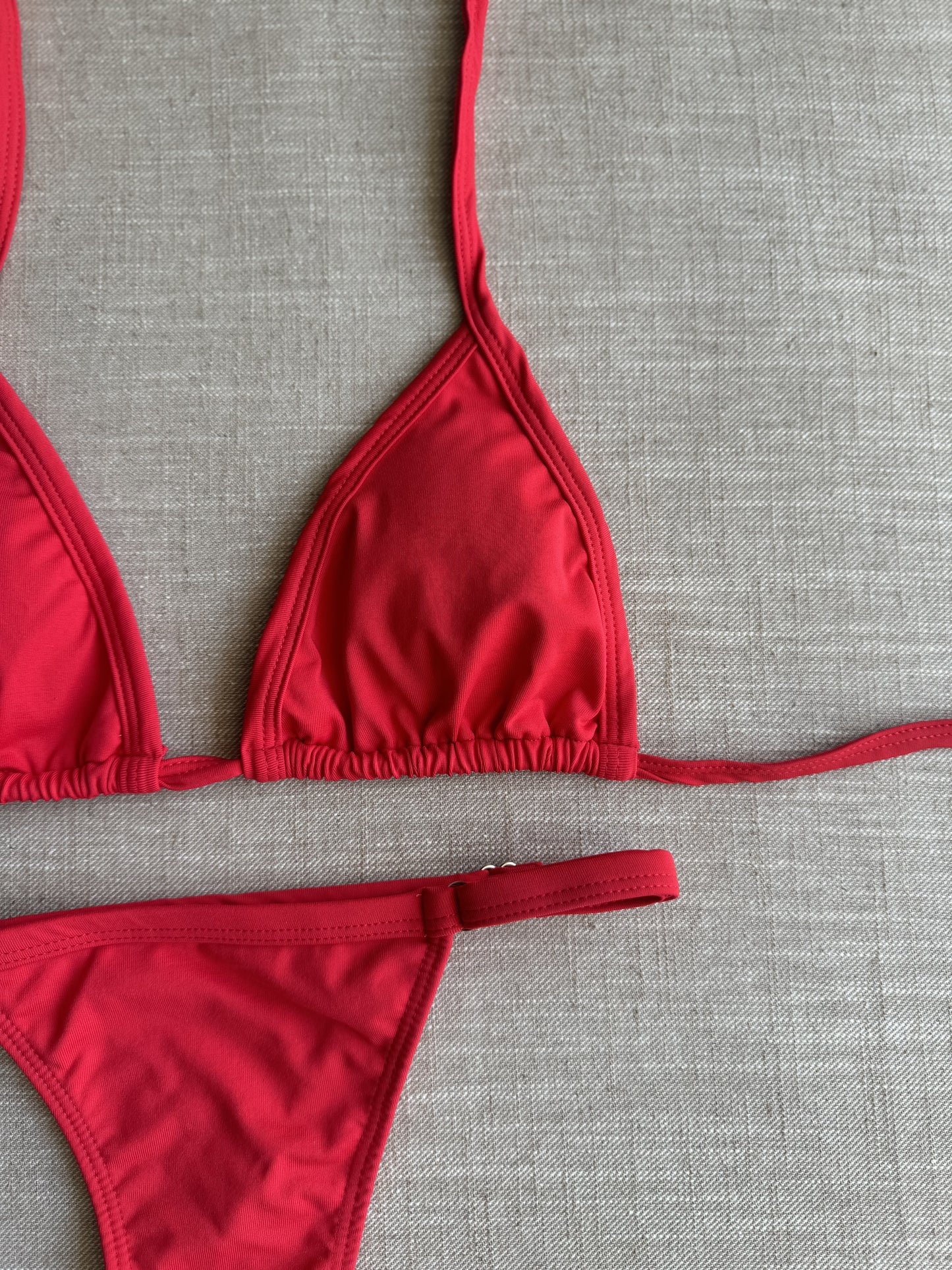 Biquíni Fita Liso Vermelho