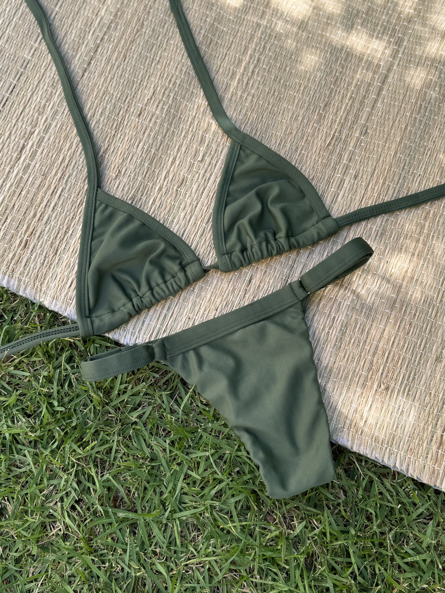 Biquíni Fita Verde Musgo