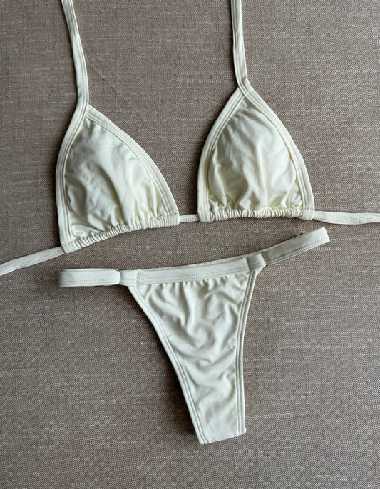 Biquíni Fita Liso Off White