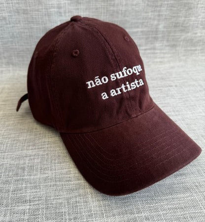 Boné Não Sufoque a Artista
