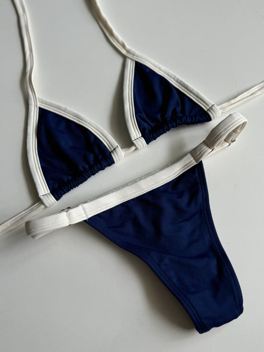 Biquíni Fita Bicolor Azul